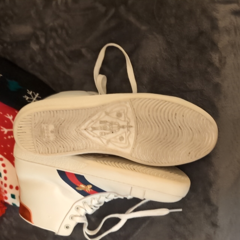 Gucci High Tops With The Bumblebee And Original Box - Picture 7 of 12